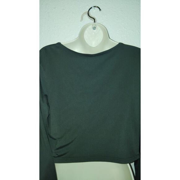 Remidoo long sleeved Crop Top Black XXL New With Tags - Picture 5 of 6